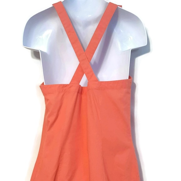 J Crew Coral Size 0 Ruffle Trim Spring Dress - Picture 3 of 8